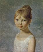 Baron Pierre Narcisse Guerin Portrait de petite fille